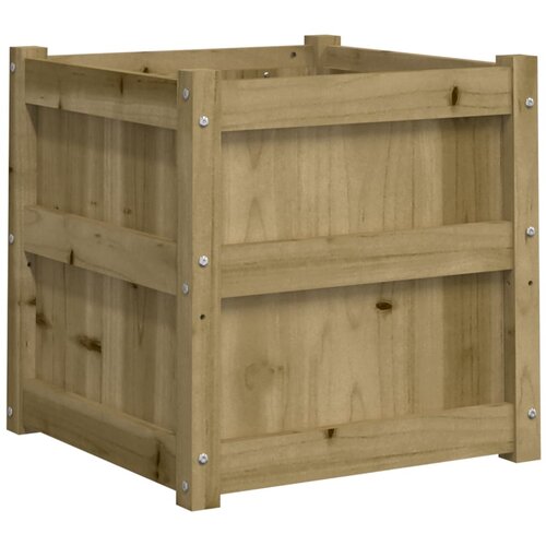 Maison Chic Vrtno cvetlično korito - Cvetlični Lonec 50x50x50 cm impregnirana borovina, (21789690) Cene