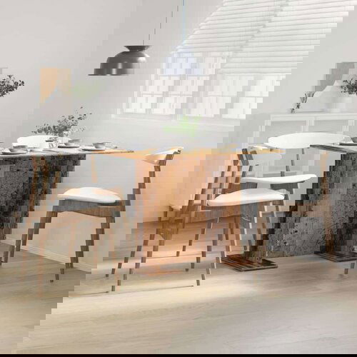 vidaXL Blagovaonski stol boja staro drvo 110x60x75cm konstruirano drvo Cijene
