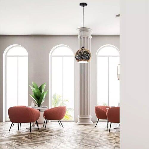  Luster na sajli 3D 1xE27/60W/230V Slike
