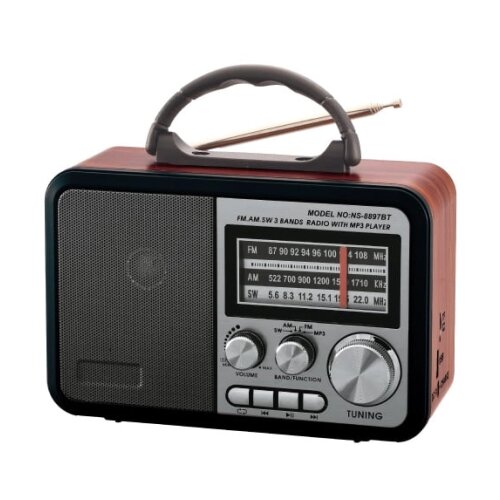  Prenosni retro Bluetooth radio 8897BT/B NS-8897BT/B Cene
