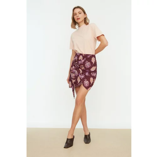 Trendyol Plum Woven Skirt