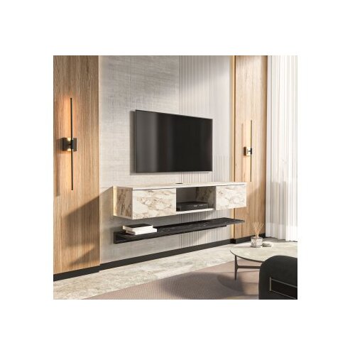 Hanah home Hanah Kućna TV komoda Elia, 140x25,6x32 cm, Bijela Cene