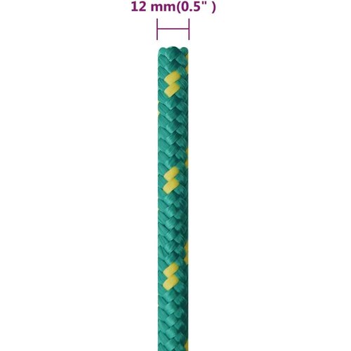  Brodski konop zeleni 12 mm 250 m od polipropilena Slike