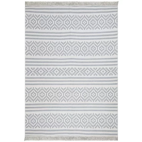 Oyo home sivo-bijeli pamučni tepih Duo, 160 x 230 cm