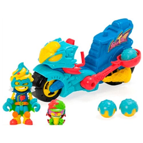Kaboo superthings turbo led - motorni kolesi superthings. s katapultom, ki izstreli kroglice sladoleda. vključuje 1 ekskluzivno kazoom kid in 1 ekskluzivno, (21551447) Slike