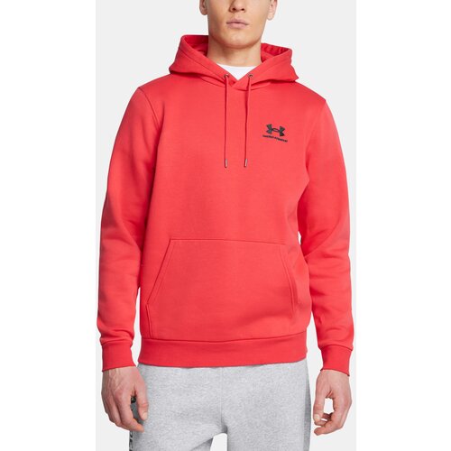 Under Armour Men&amp;#039;s sweatshirt UA Icon Fleece Hoodie-RED - Men&amp;#039;s Slike