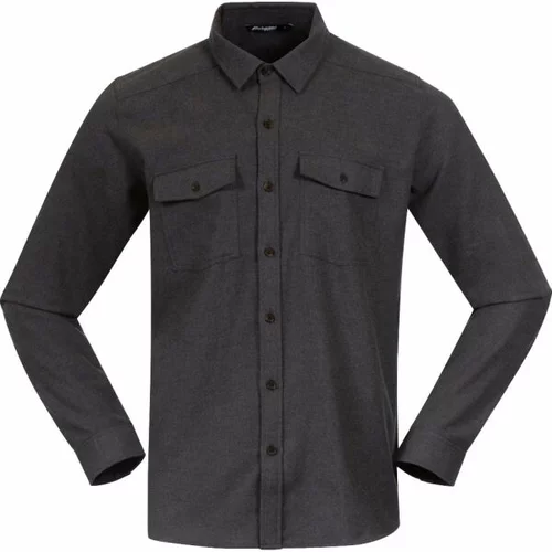 Bergans TOVDAL Muška outdoor košulja od flanela, tamno siva, veličina