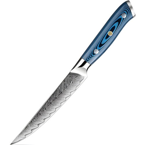IZMAEL Damaskast kuhinjski nož TU-37501 - Steak / Modra Cene
