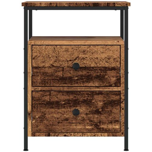 vidaXL Nočne omarice 2 kosa starinski les 44x45x60 cm inženirski les Cene