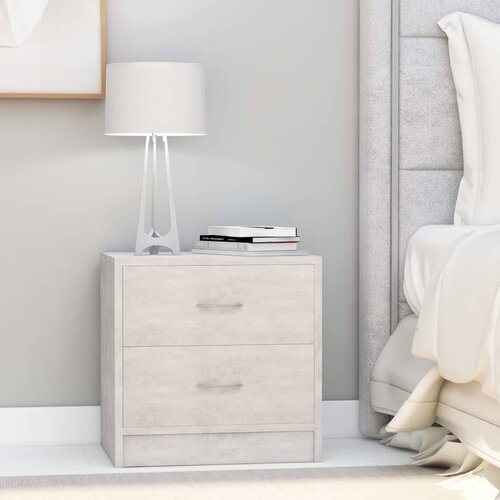 VidaXL Noćni ormarići 2 kom siva boja betona 40x30x40 cm od iverice Slike