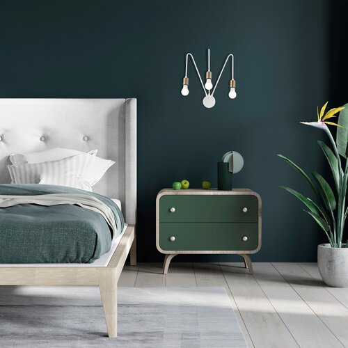 Hanah home zidna lampa E27 Max 40W, Bela Cene