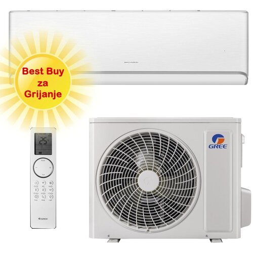 Gree KLIMA UREĐAJ 3,52kW GWH12AVDXE - Nordic Airy, za prostor do 35m2, R32, A+++ energetska klasa Cijene