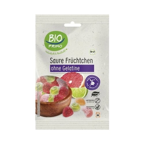 BIO PRIMO Bio sadni gumi (brez želatine) - kislo sadje Cene