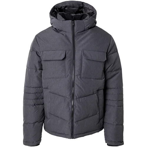 Jack & Jones Zimska jakna 'JJBUILD' temno siva