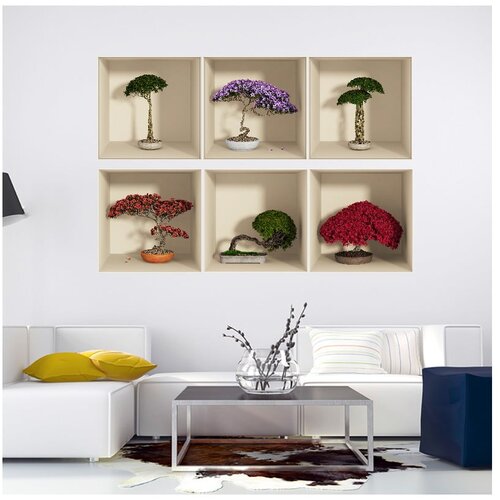 Ambiance set od 6 naljepnica s 3D efektom Home Cijene