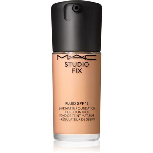MAC Cosmetics Studio Fix Fluid SPF 15 24HR Matte Foundation + Oil Control matirajući puder SPF 15 nijansa N6 30 ml Cijene