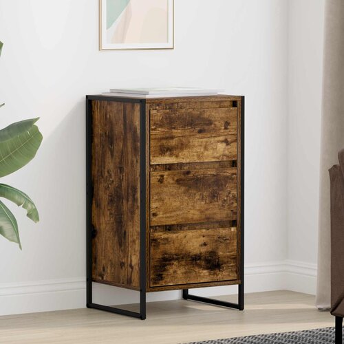  Kreveta Dimni hrast 42 x 36 x 75.5 cm Konstruirano drvo Cene