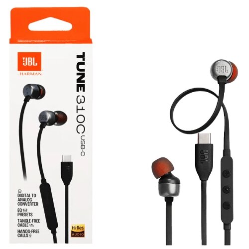 JBL tune T310C handsfree slu&amp;scaron;alice crna Slike