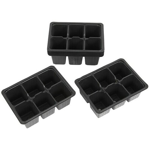 Flora World Tegla za uzgoj biljaka (D x Š x V: 18 x 13,5 x 6 cm, 60 Kom., Crne boje) Cijene