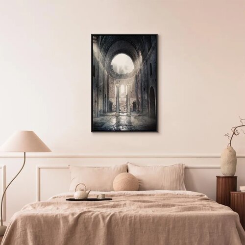  Slika - Chamber of Secrets (1 Part) Vertical 60x90 U crnom drvenom okviru Slike