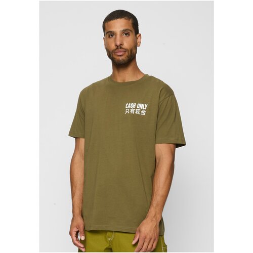 Mister Tee Men&amp;#039;s T-shirt Cash Only - olive Slike