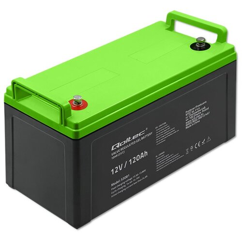 Qoltec 53081 Gel battery | 12V | 120AH Cijene