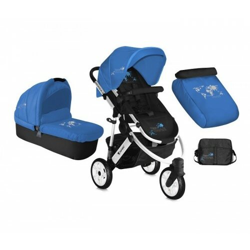Lorelli Bertoni kolica za bebe Monza3 grey&amp;blue Cene