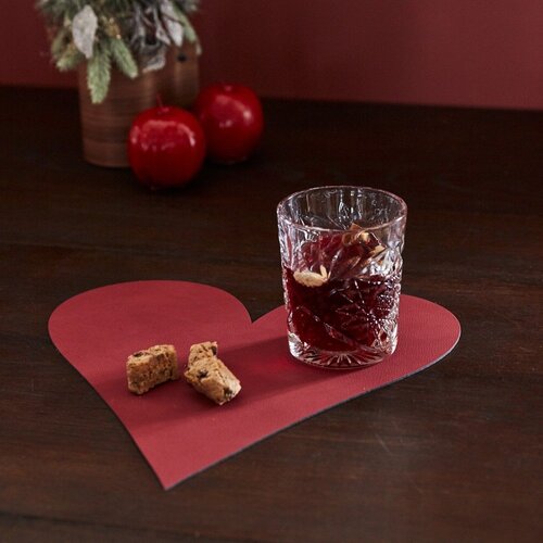 LIND DNA Podmetač od eko kože 30x30 cm Heart Nupo &amp;ndash; Slike