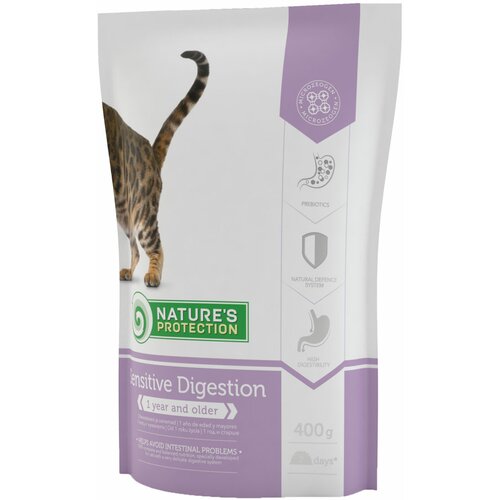 Natures Protection cat adult digestion poultry 400g Slike