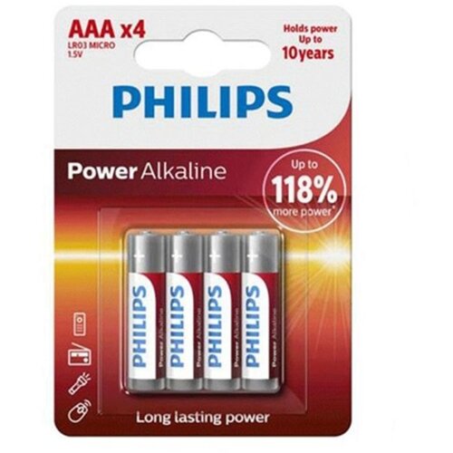 Philips BATERIJA AAA LR03 / 4 kom. Slike