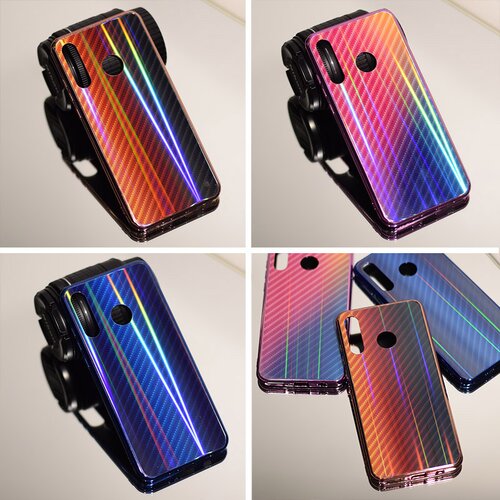  Maska za Samsung S20 Plus/ G985F narandžasto Carbon glass crna Cene