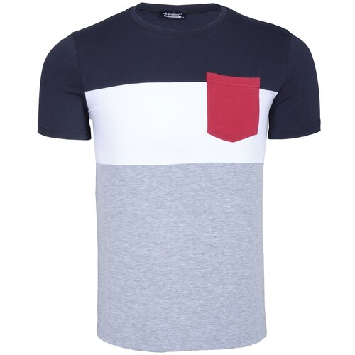 Dewberry T8592 MEN&amp;#039;S T-SHIRT-LIGHT NAVY BLUE Slike