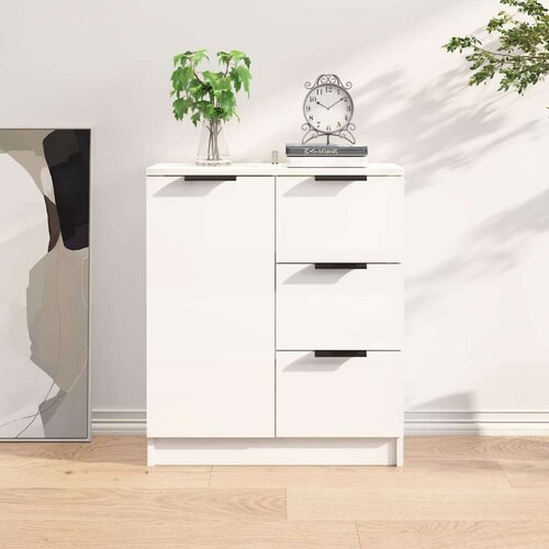  Komoda sjajna bijela 60x30x70 cm od konstruiranog drva Cijene