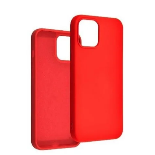 RIFF Silikonski ovitek Thin & Soft z notranjostjo iz mehkih vlaken za Apple iPhone 13 Pro Max Red, (21154524)