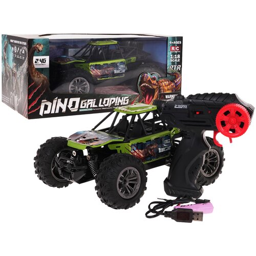  na daljinsko upravljanje DINO Crawler 1:18 R/C - zeleni Slike
