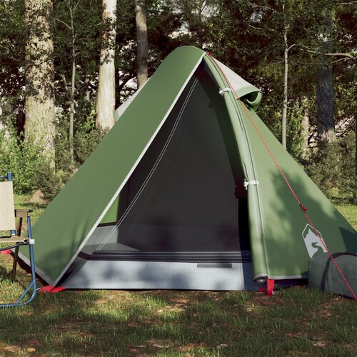 vidaXL Šator za kampiranje za 2 osobe zeleni 267x154x117 cm taft 185T Cijene
