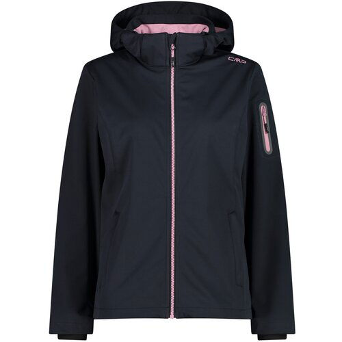 CMP woman jacket ZIP HOOD, ženska jakna a planinarenje, crna 39A5016 Cene