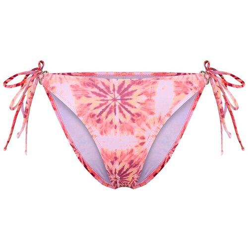 Trendyol Floral Patterned Tie-Up High Waist Hipster Bikini Bottom Slike