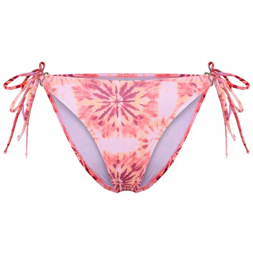 Trendyol Floral Patterned Tie-Up High Waist Hipster Bikini Bottom