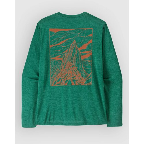 Patagonia Cap Cool Daily - Cloud Crag Longsleeve Lycra gem green / light xdye Cene