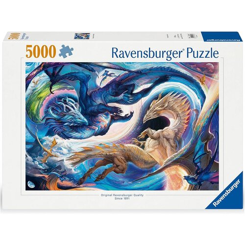 Ravensburger Puzzle (slagalice) - Zmaj dan i noć Slike