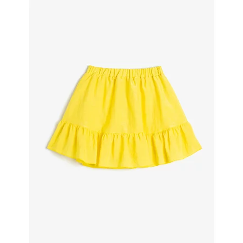 Koton Skirt Layer Frilly Elastic Waist