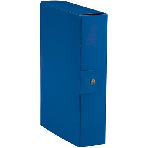 MAPA S GUMBOM HRBAT- 80MM A4 DELSO LINE ESSELTE C8805-390388050 PLAVA Slike