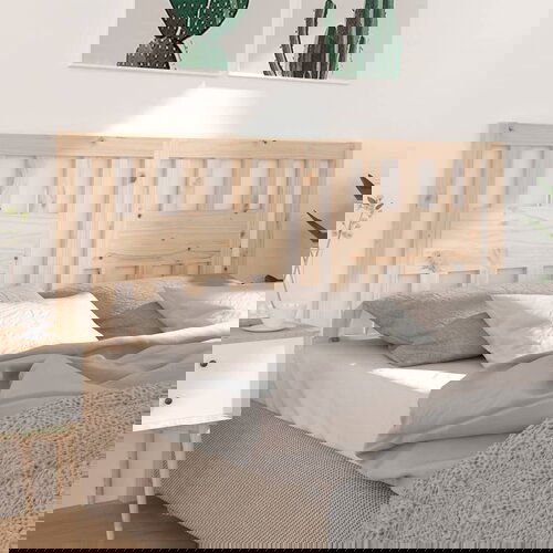 vidaXL Uzglavlje 141 x 4 x 100 cm od masivne borovine Cijene