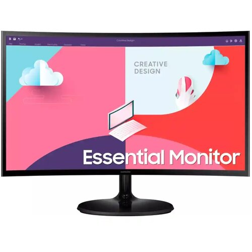 Samsung monitor 24 LS24C364EAUXEN 1920x1080/FHD VA/75Hz/4ms/VGA/HDMI/Freesync/VESA/Curved Slike