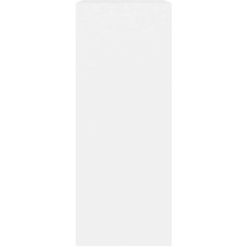 vidaXL Knjižnica Bela 60x30x76,5 cm Izoblikovan les Cene
