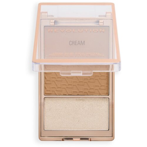 REVOLUTION MAKE UP Makeup Revolution Bronze Icon paleta bronzera Divine Fair 2 x 3,5 g + 2,8 g Slike