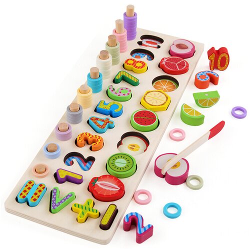 Aga4Kids Drveni edukativni set s brojevima MR6102 Slike