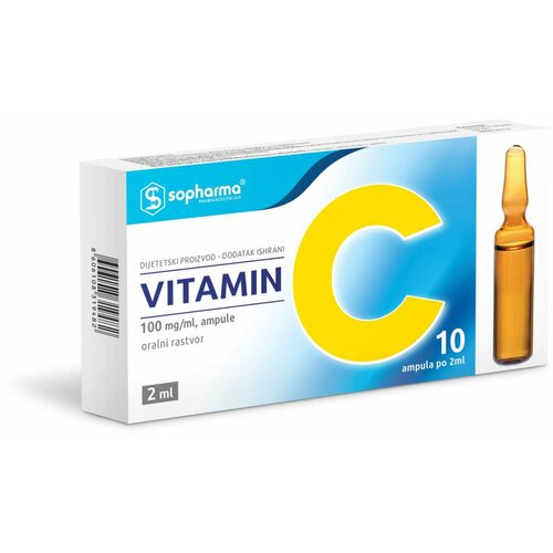 Vitamin c 200 mg 10 ampula za oralnu primenu Slike