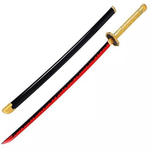 Sword Replicas demon slayer - wood sword replica - standard nichirin katana (yoriichi tsugikuni) Slike